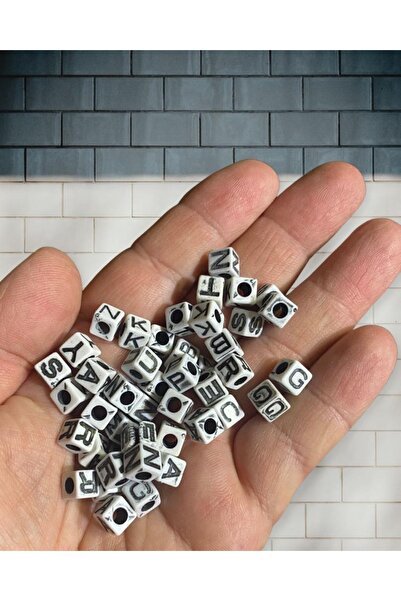 Flea Market 50gr Mărgele de zaruri 6x6 mm