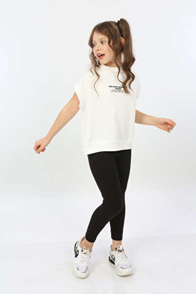 Toontoy Tricou pentru fetiță - Never Means Now cu imprimeu