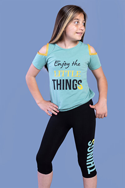 Toontoy Σετ ριγέ Β με τύπωμα για κορίτσι