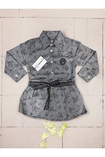 İvven's İVVEN'S KIDS PAMUK KIZ BEBEK ÇOCUK KEMERLİ ELBİSE