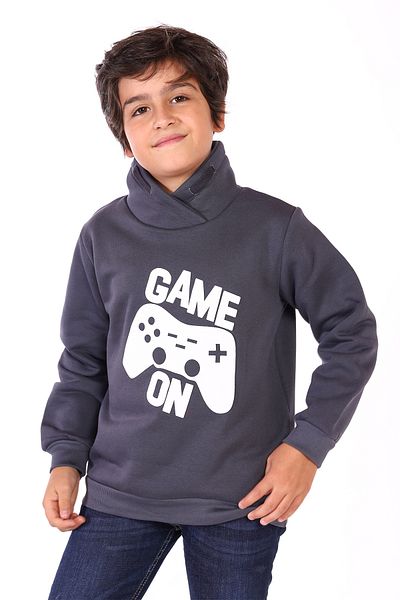 Toontoy Boy - Embossed Printed Cotton Sweatshirt
