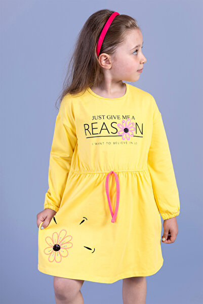 Toontoy Rochie pentru fete cu imprimeu Daisy