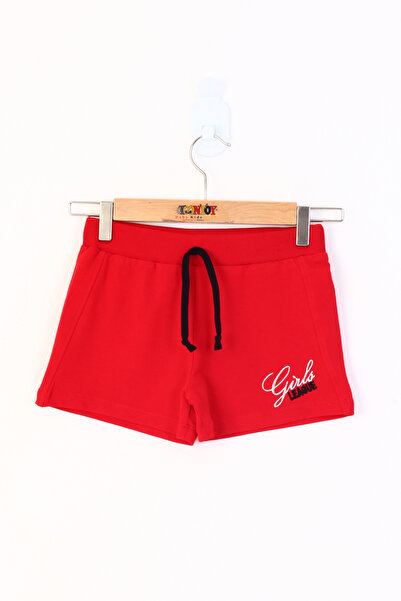 Toontoy Girl's Shorts - Embroidery Detailed