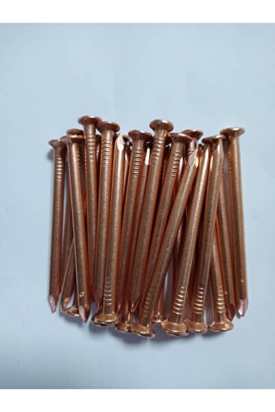 Diril Yapı Market 5 cm Saf Bakır Çivi Tepeli 25 Adet (3,5 mm * 50 mm)