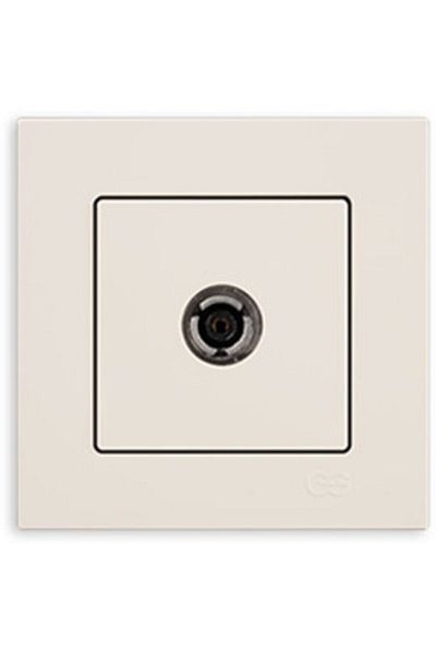 Günsan Eqona Cream TV Socket (PASS-TOP)
