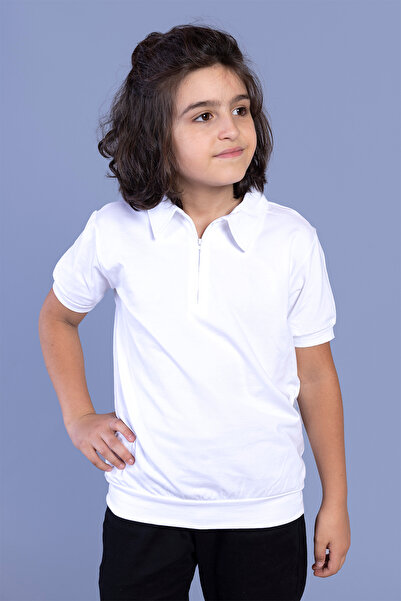 Toontoy Tricou cu gât polo pentru băiat