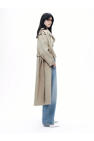Nocturne Şal Tasarımlı Trençkot