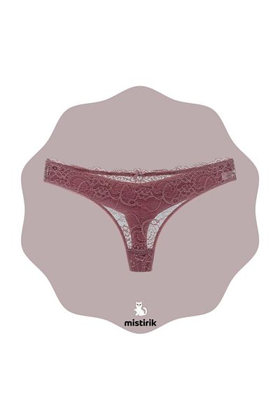 MİSTİRİK Chiloți Roz Pastel Masara Model Soft Dantela Detaliu