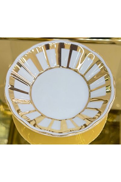 DUKKANI ISTANBUL Set of 6 Gold Gilded Tea Cups - with Spoon