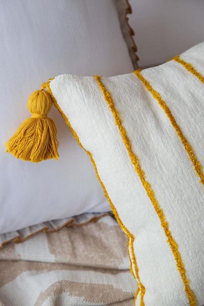 Apricitas HOME Double Zest Beige Cotton Bedspread Set