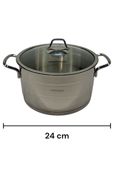 Peramari Heroes Steel Glaze Deep Pot 24 cm