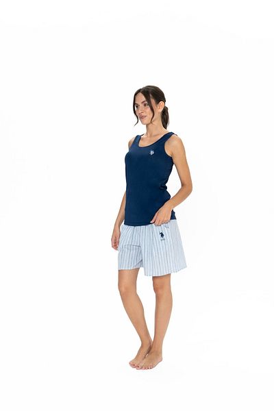 U.S. Polo Assn. Πόλο Ασν. Σετ Πιτζάμες Ανδρικές - ίσιο πόδι, 100% βαμβάκι - ILC2.20K02A1Q