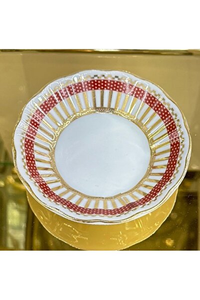DUKKANI ISTANBUL Set of 6 Gold Gilded Tea Cups - with Spoon