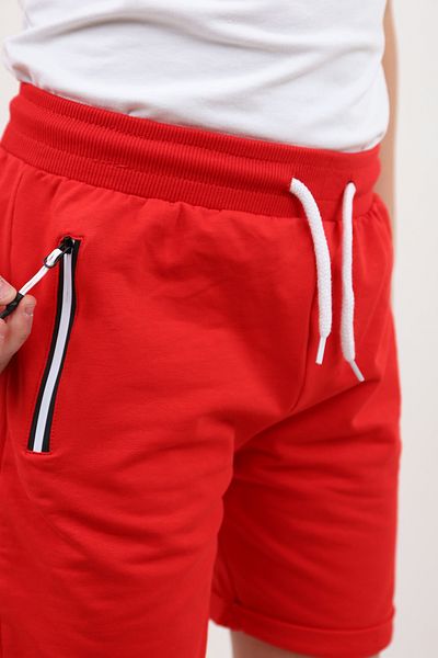 Toontoy Boy - Embroidered Tnty Sport Shorts with Back Pocket Detail