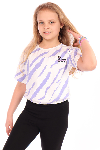 Toontoy Set de tricou complet imprimat pentru fetiță