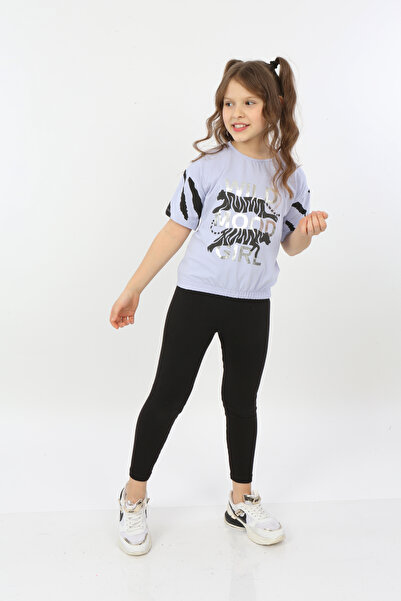Toontoy Tricou cu imprimeu Wild Wood Girl pentru fete
