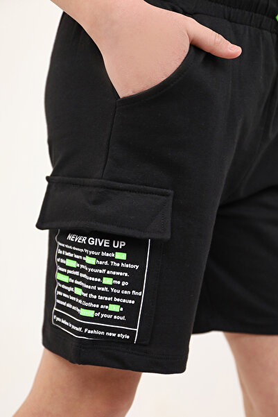 Toontoy Σορτς για αγόρια - Τα τσέπες και το κείμενο είναι με τύπωμα