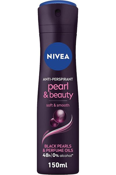 NIVEA بخاخ مزيل العرق بلاك بيرل بيوتي 150 مل