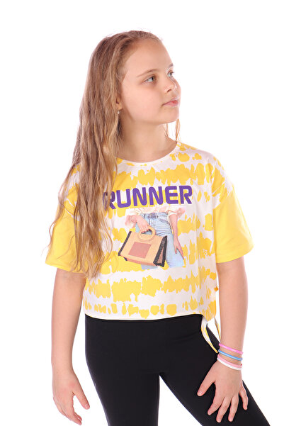 Toontoy Tricou pentru fetiță cu model batik