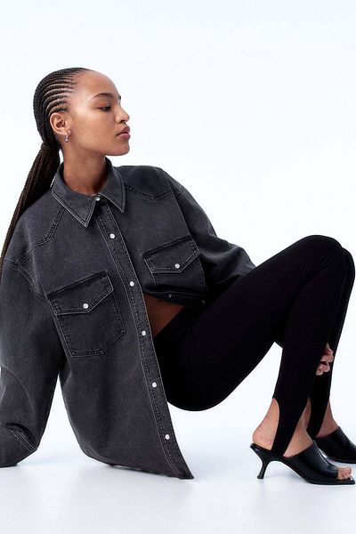 H&M Oversized denim shirt