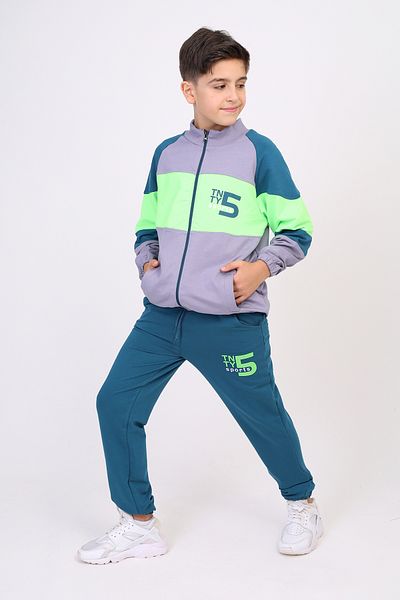 Toontoy Boy's Tnty 5 Printed Tracksuit Set