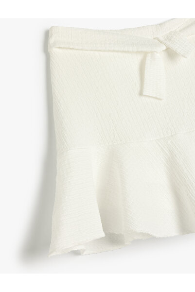 Koton Kız Çocuk Kot&Kanvas Şort 5SKG40016AK