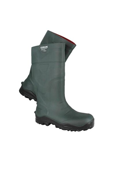 Starline Stl-9910-04 Poliüretan Yeşil Çizme 42 No