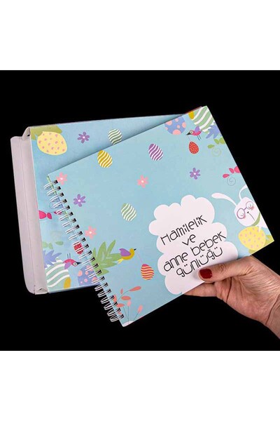 best hediye Unisex Boxed Pregnancy and Mother Baby Diary Memory Book
