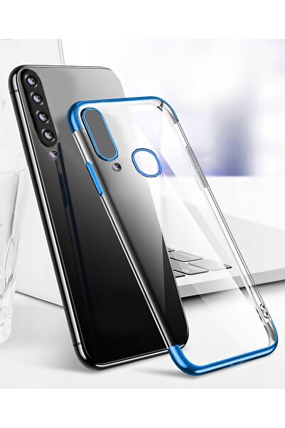 Musal Realme 5İ/6İ/C3 Kılıf İnce Köşeleri Renkli Şeffaf Silikon