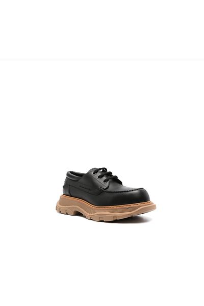 ALEXANDER MCQUEEN Logo-Debossed Derby Sneakers