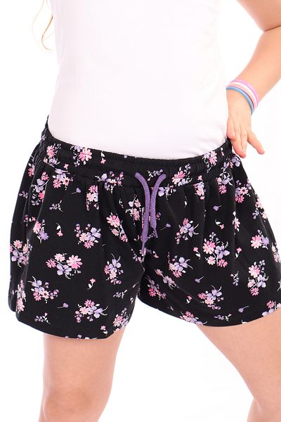 Toontoy Girl - Full Floral Patterned Shorts