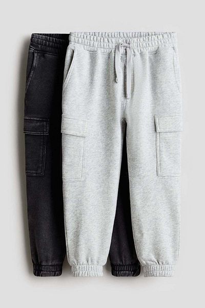 H&M 2-pack cargo joggers