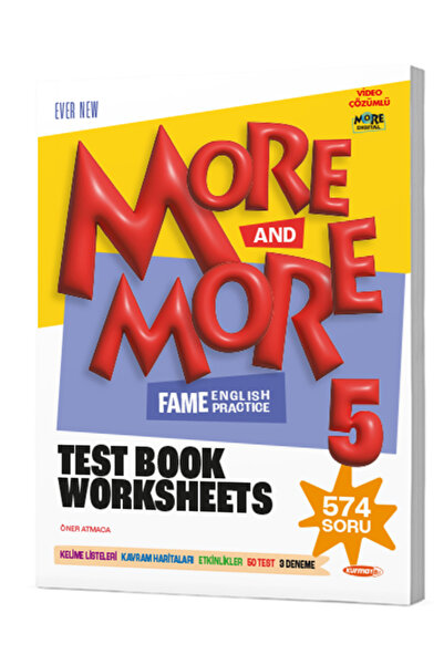 Kurmay Yayınevi More And More 5 Sınıf Fenomen Test Book Worksheets