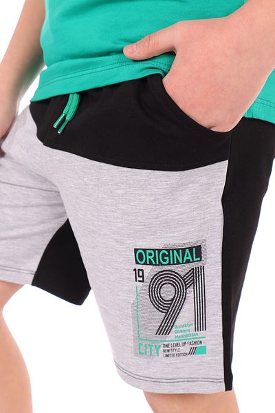 Toontoy Text Printed Shorts Set for Boys