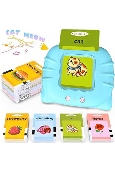 AWH بطاقات تعليمية للأطفال الصغار - لعبة تعليمية لتنمية الكلام والسفر.