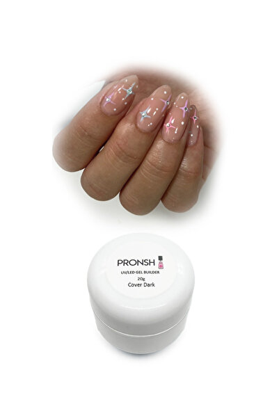 Pronsh Builder Jel 20g Cover Dark , Uv/led Protez Tırnak Jeli