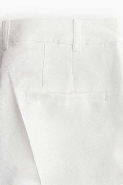 H&M Tailored linen-blend trousers