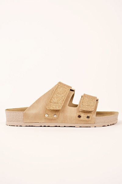 POLOMİA Berry Anatomical Poly Comfort Cool - Ευέλικτα και ρυθμιζόμενα δύο Velcro Γυναικεία Καθημερινά Σανδάλια Παντόφλες