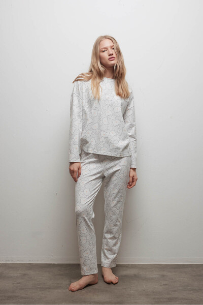 Hays Kadın Pamuklu Uzun Kollu Pijama Takımı