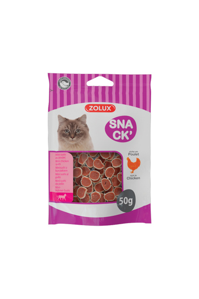 Zolux وجبة خفيفة من الدجاج السوشي للقطط، 50 جرام