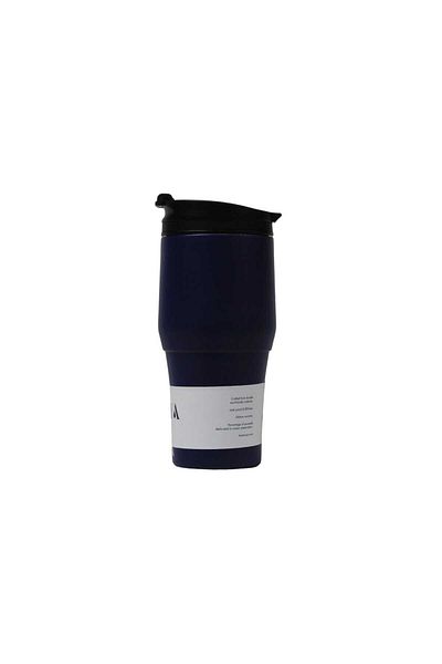 Moya "High Tide" 380ml Travel Coffee Mug Black/Navy