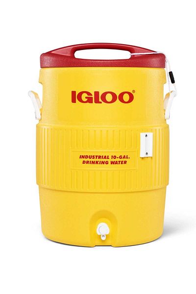 IGLOO - 400 Series 10 Gallon Gal - Yellow & Red
