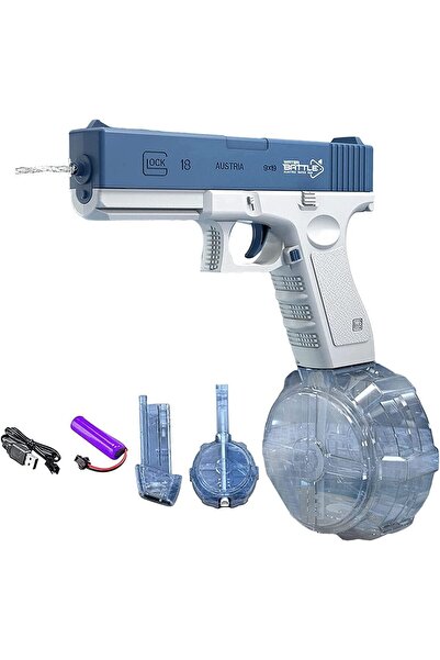 AWH مسدس الماء الكهربائي - مسدس رش أوتوماتيكي بمدى 32 قدمًا، ومسدس رش مياه يعمل بضغطة زر واحدة