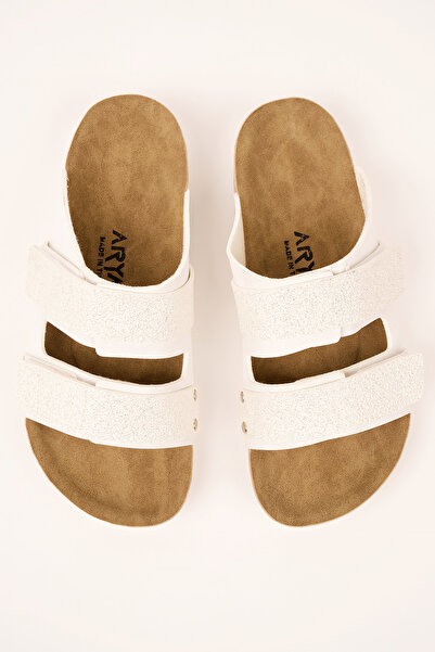 POLOMİA Berry Anatomical Poly Comfort Cool - Sandale de zi cu zi pentru femei, flexibile și reglabile, cu două velcro