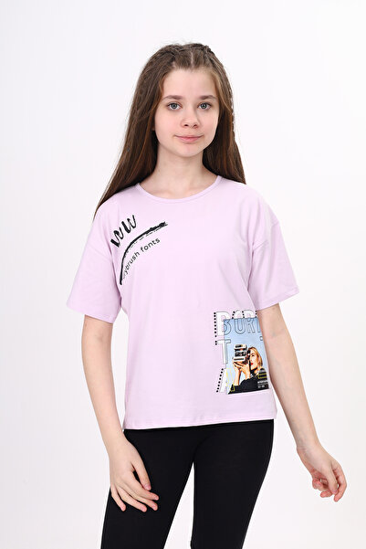 Toontoy Fată - Tricou Bornta cu imprimeu