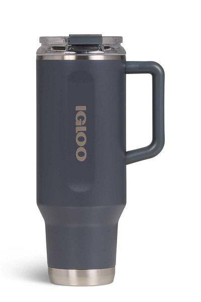 IGLOO - 40 OZ Stainless Steel Travel Mug  - Carbonite