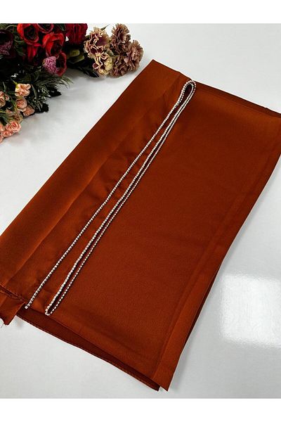 LadyCoco Χρώμα τούβλου Stone Dubai Silk - JJ0225