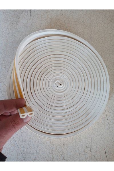 DRL HIRDAVAT 50 Mt Rubber Self Adhesive Door and Window Tape - White