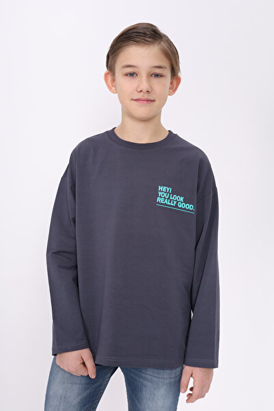 Toontoy Băiatul Hey You Look cu imprimeu Swea tricou