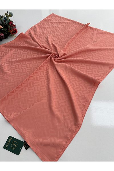 locella Σάλι με σχέδιο Jacquard F - Salmon JSL1015
